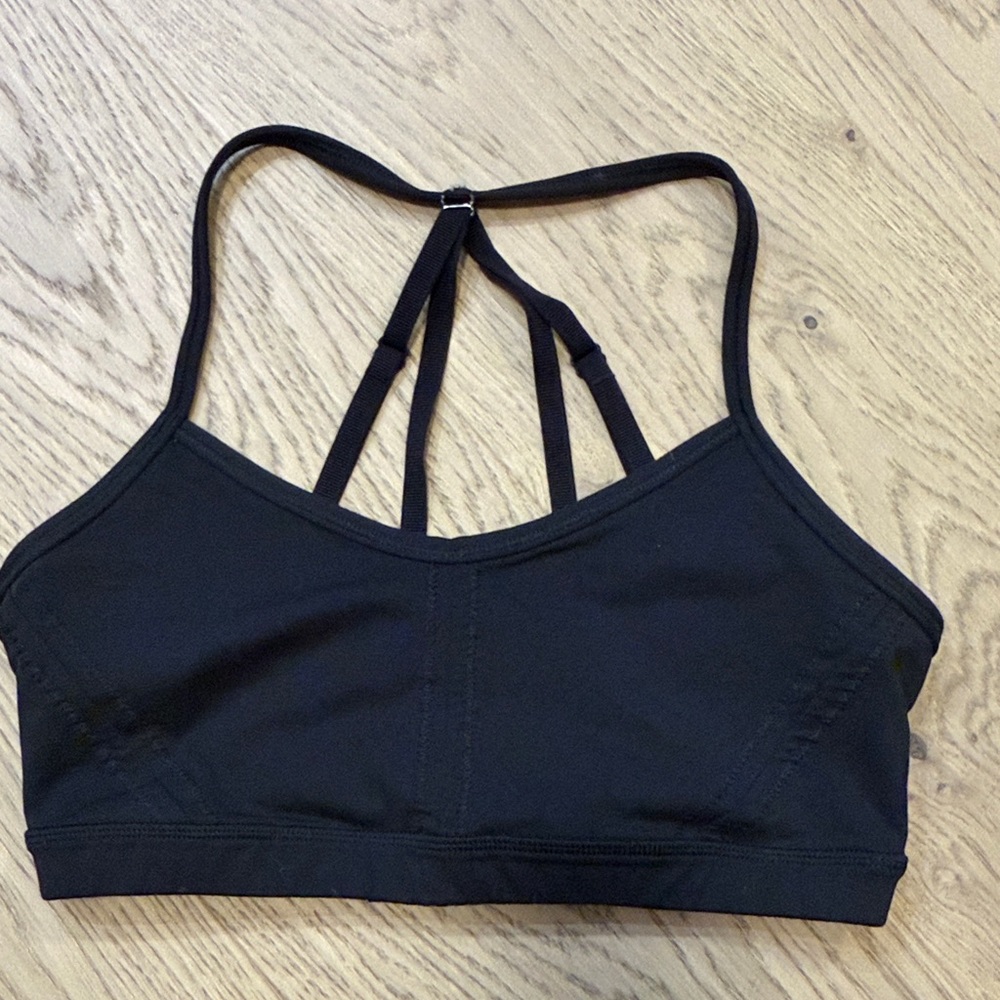 LuluLemon Black Strappy Sports Bra